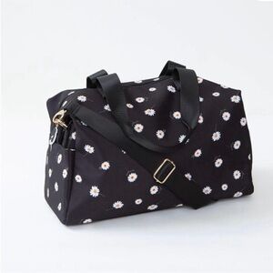 Alice + Olivia Black Floral Travel Bag